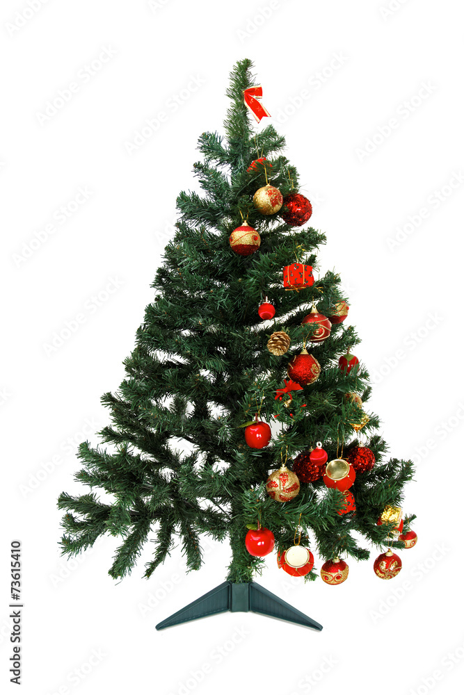 Fototapeta premium How to decorate a christmas tree