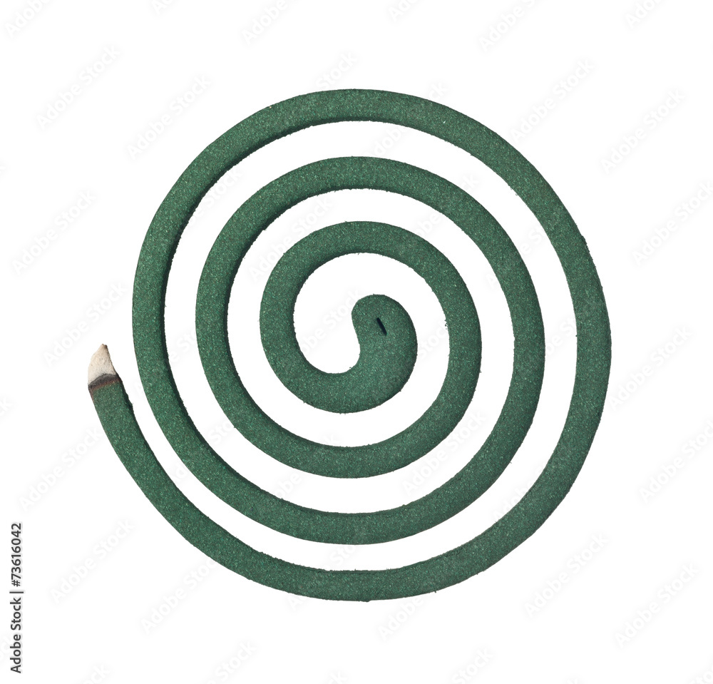 Burning mosquito coil Burning mosquito coil