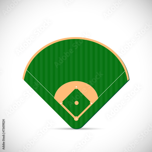 Baseball Field Illustration