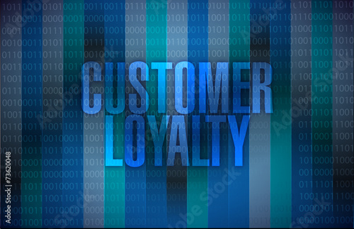 customer loyalty message sign