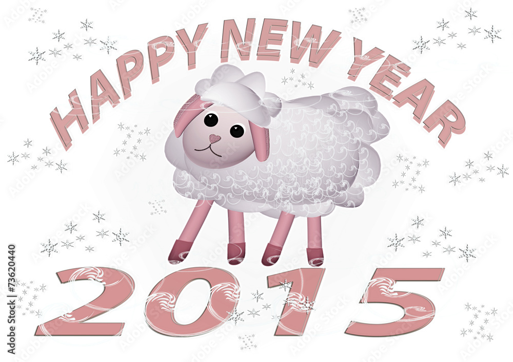 Obraz premium Year of sheep