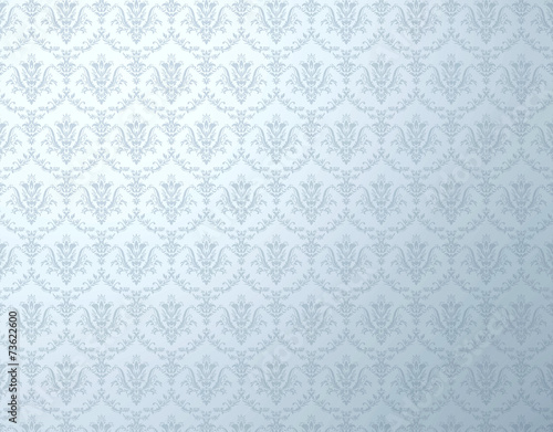 floral pattern silver wallpaper