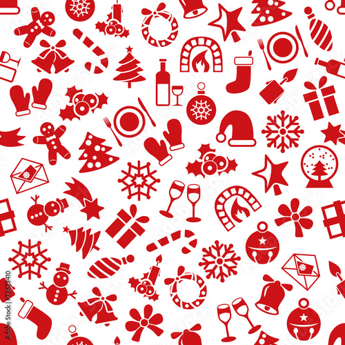 christmas seamless pattern
