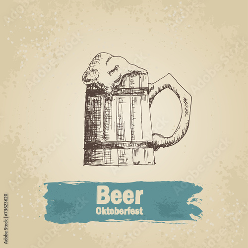 Oktoberfest vintage background