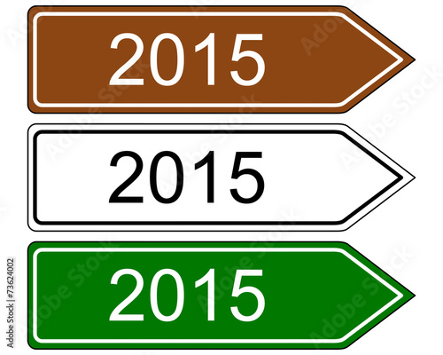 Richtungsschild 2015