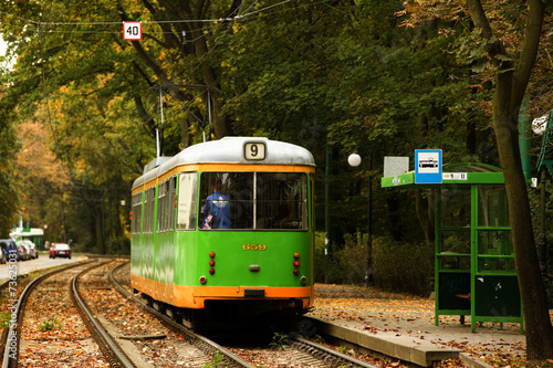 tram in Poznan, Poland