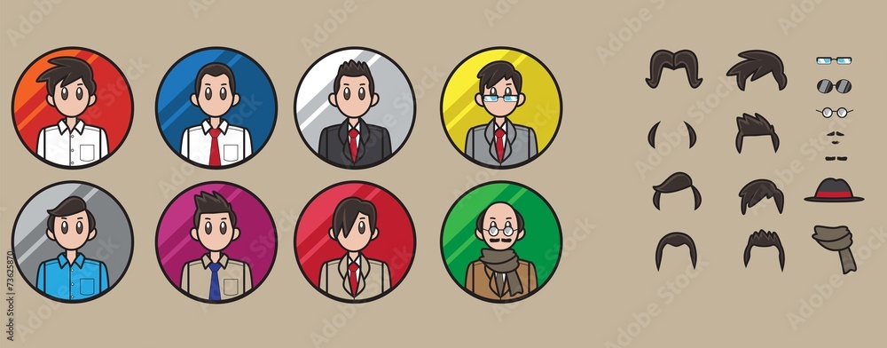 Icon man in formal clothes Icon man in formal clothes