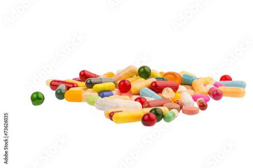 Viele bunte Tabletten