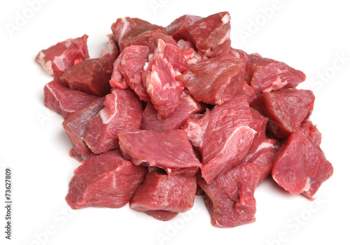 Boneless Lamb Steak Meat Diced