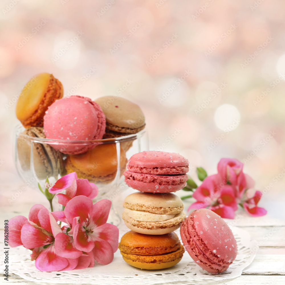 Macaroons traditional Parisian cookie Macaroons traditional Parisian cookie