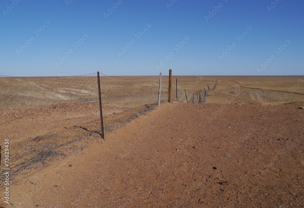 The dog fence in the Southern states of Australia