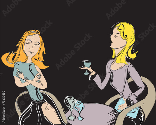 Talking and Drinking