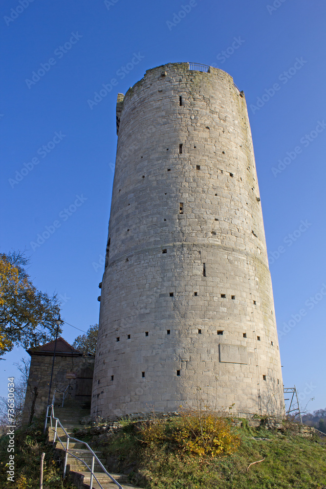 Burgruine Saaleck an der Saale (1140, Sachsen-Anhalt)