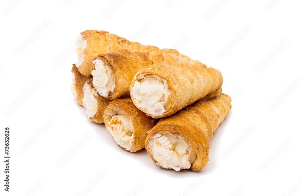 puff rolls with cream