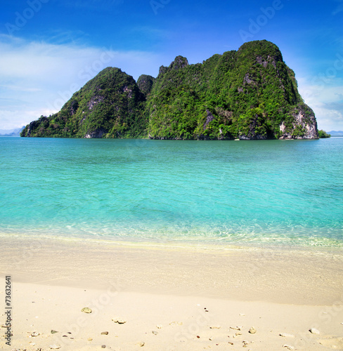 beach and tropical sea