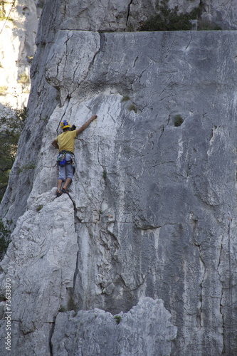 Escalade dans les calanques