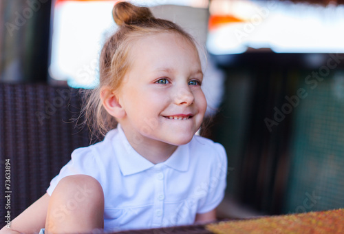 Adorable little girl portrait