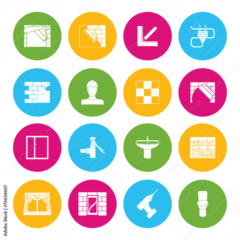 Home repair icons Home repair icons