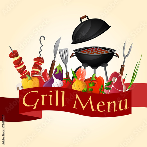 Bbq grill background