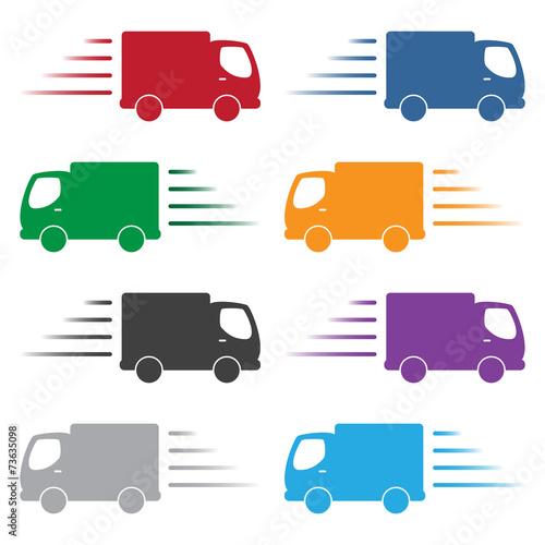 delivery trucks
