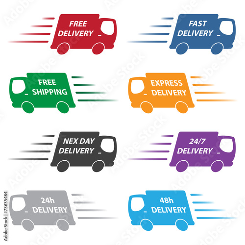 delivery trucks