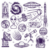 Space sketch set