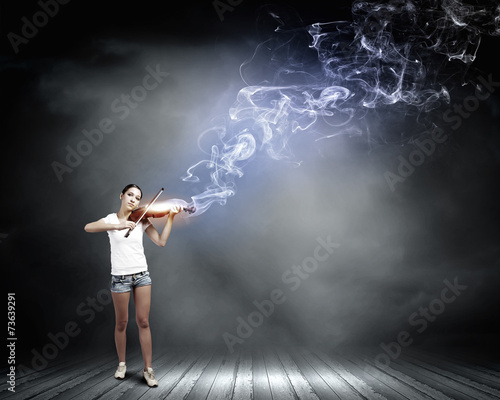 Fotografía Girl violinist