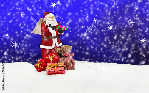 santa claus - merry christmas weihnachtsmann nikolaus