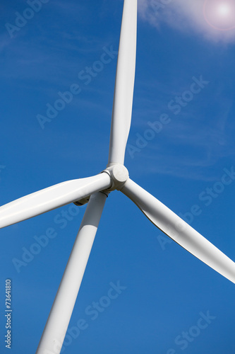 Wind-Turbine with sunlight