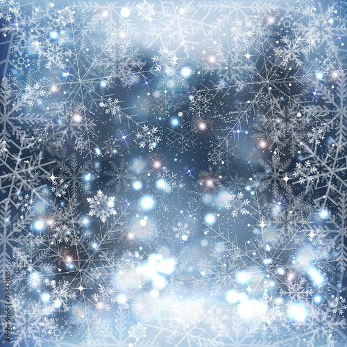 雪　クリスマス　背景