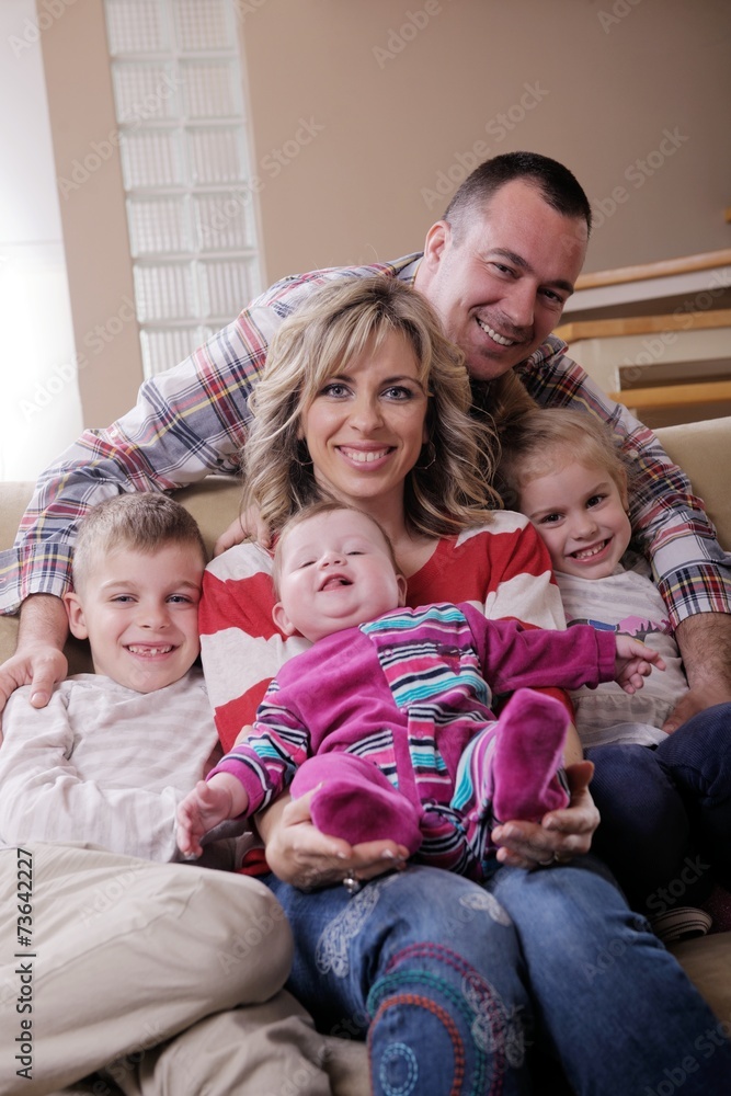 happy young family at home happy young family at home