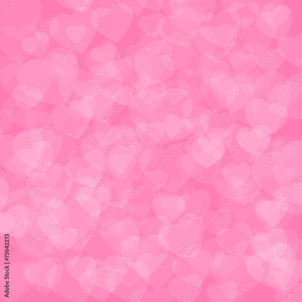 Valentine's day background with hearts