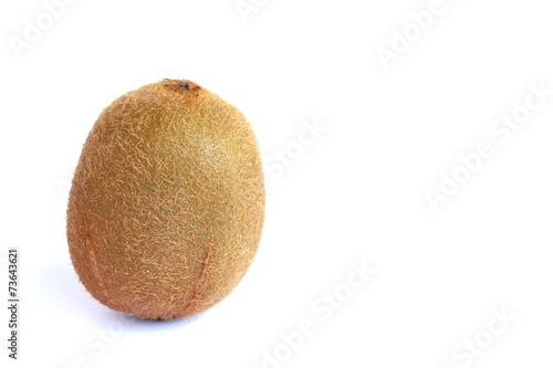 Kiwifruit on White Bakcground