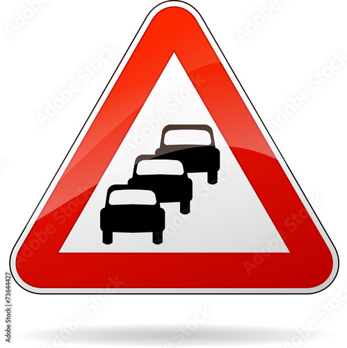 traffic jam sign