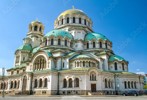 The St. Alexander Nevsky Cathedral in Sofia, Bulgaria photo