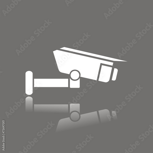 Icono cámara de seguridad FO reflejo
