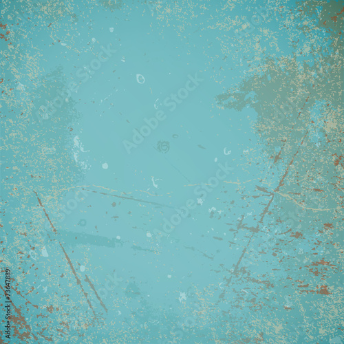 Rusty Retro Paper Background Turquoise