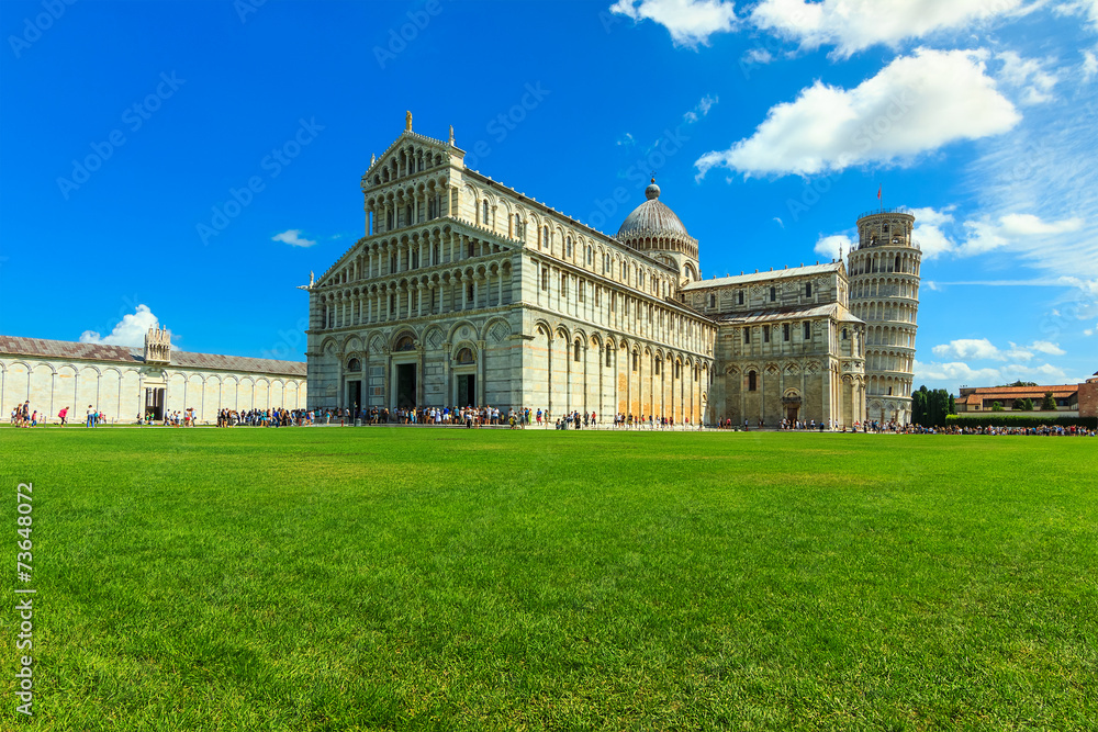Cathedral and leaning tower of Pisa,Italy,Europe