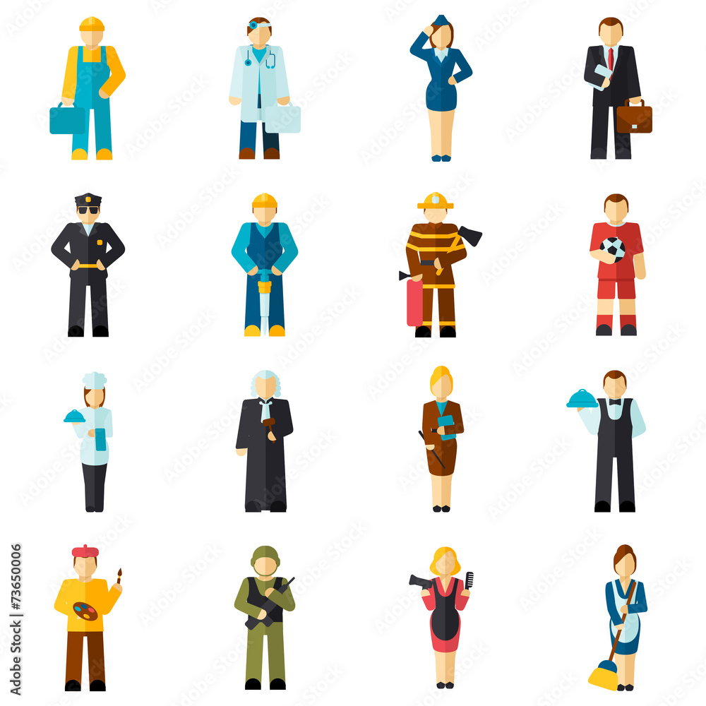 Avatar profession flat Avatar profession flat