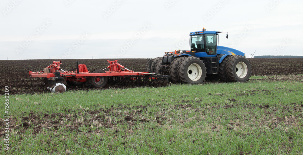 Fototapeta premium tractor
