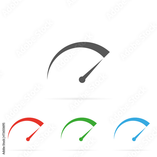 Tachometer symbol icon