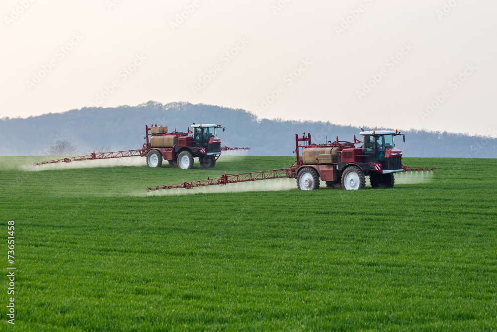 Fototapeta premium Spraying machine