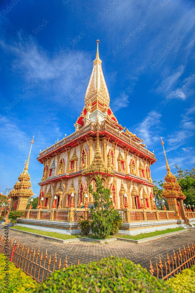 Wat Chalong temple Phuket, South of Thailand