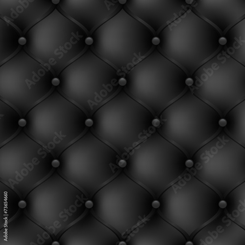Black leather upholstery furniture. textured background