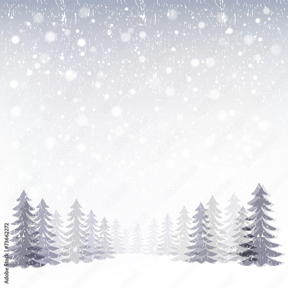 雪冬景色背景winter Background Stock Vector Adobe Stock 雪冬景色背景winter Background Stock Vector Adobe Stock