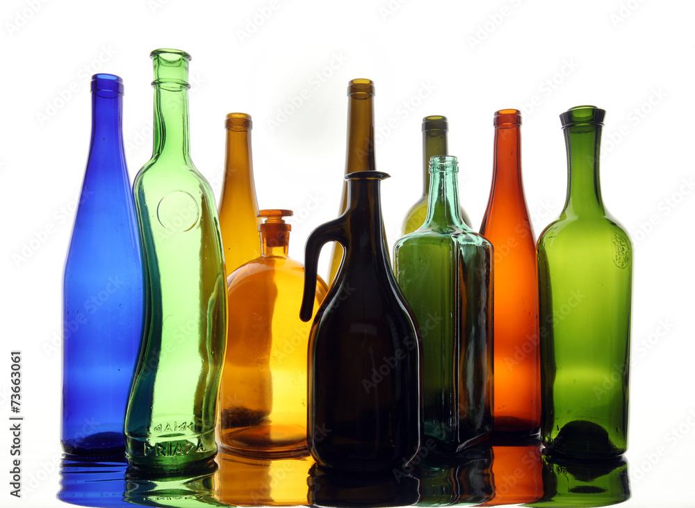 colorful bottles