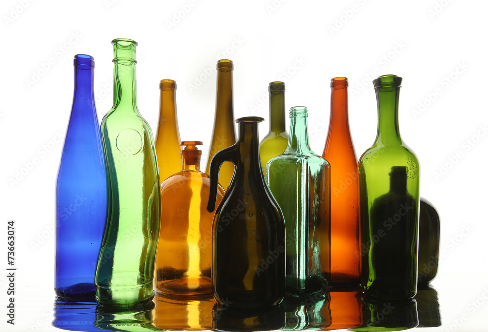 colorful bottles