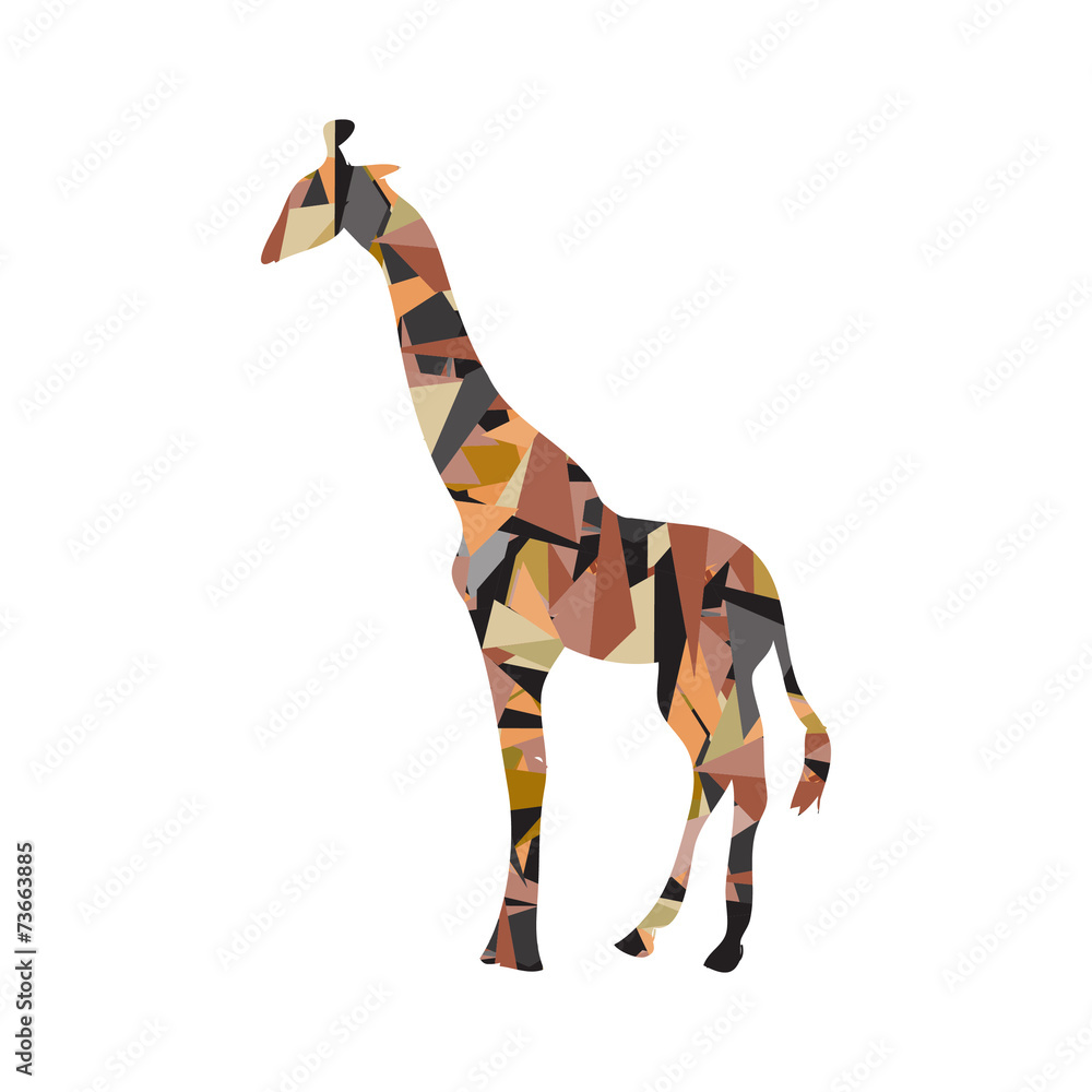 Obraz premium Giraffe Logo
