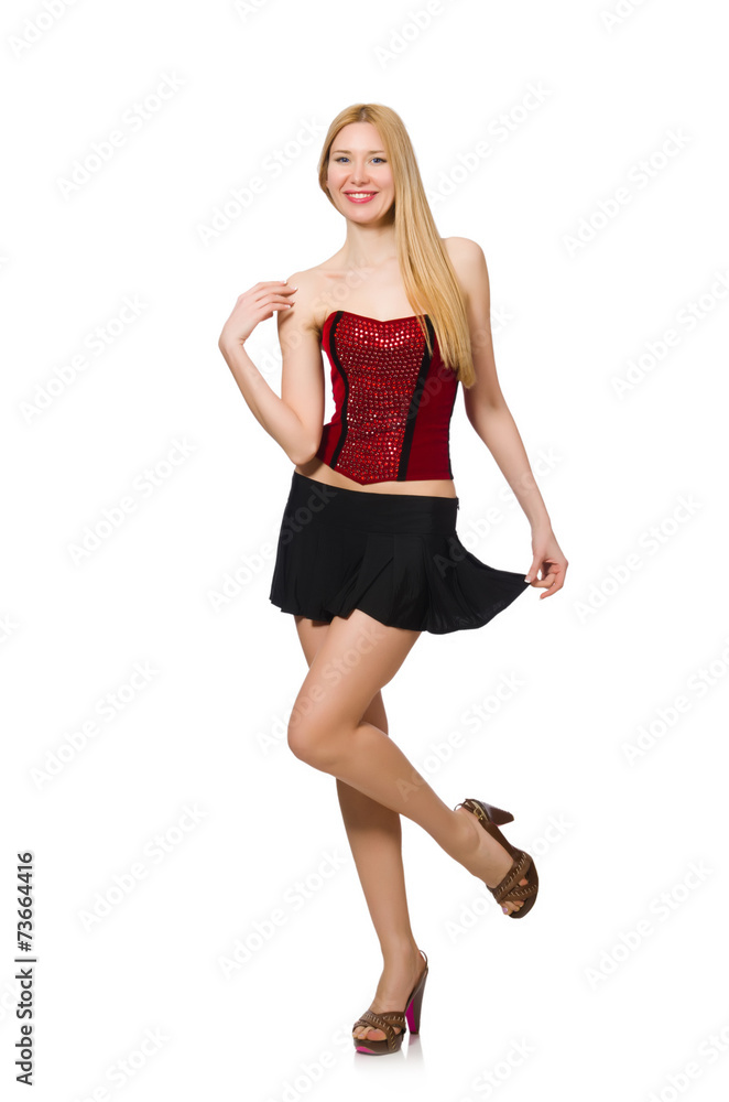 Fototapeta premium Woman in fashion clothing concept