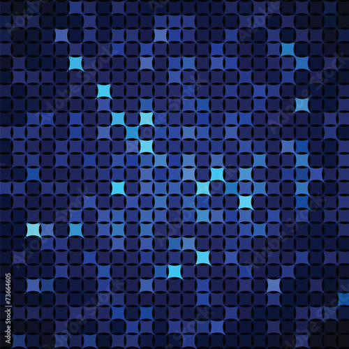 Abstract background of blue shapes
